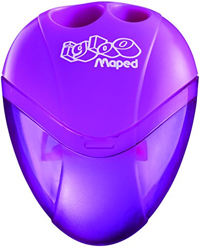 Taille Crayons Maped Igloo 2 Trous Jaune Violet Enfant Mixte