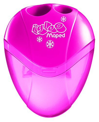 Taille Crayons Maped Igloo 2 Trous Jaune Violet Enfant Mixte