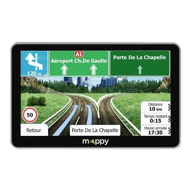 MAPPY Maxi E738 Navigateur GPS 7'' Carte a Vie