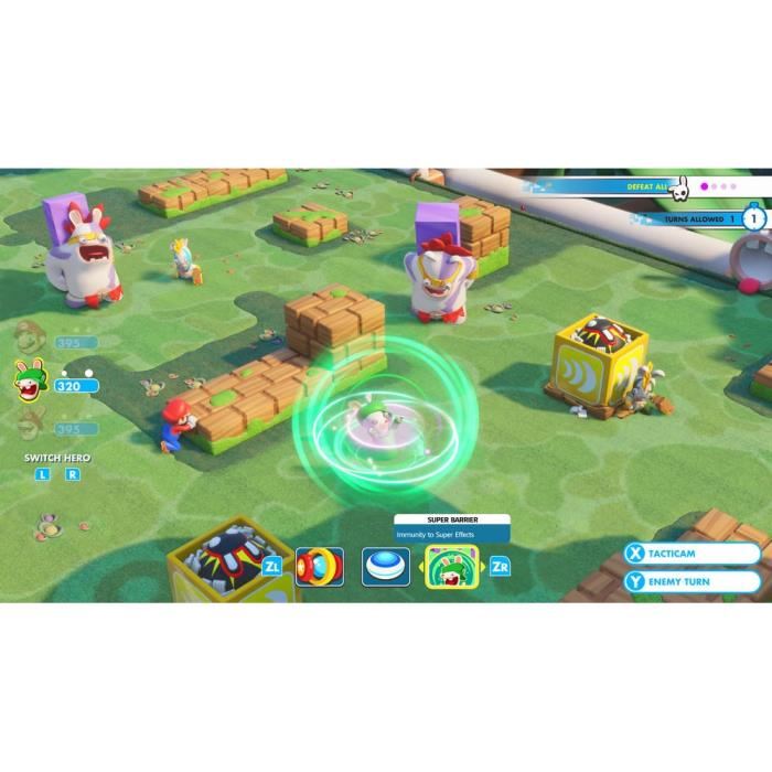 Jeu Nintendo Switch - Mario + The Lapins Cretins : Kingdom Battle