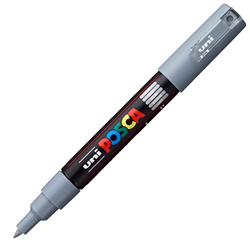 Posca Marqueur Pointe Conique Extra Fine Gris