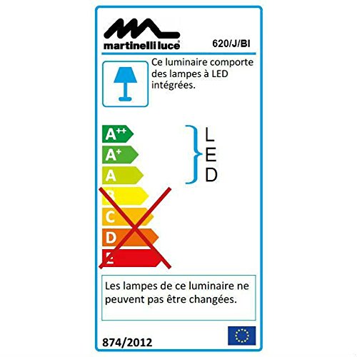 Lampe Pipistrello Mini - Martinelli Luce - Blanc - Led - 9w - Design
