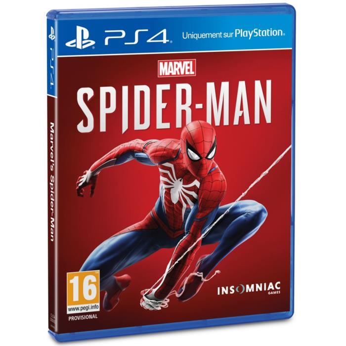 Marvel's Spider-man Jeu Ps4