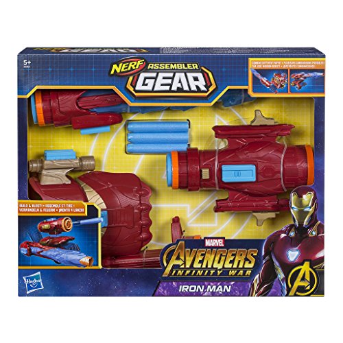 Gant Assembler Gear Iron Man - Hasbro - Avengers Infinity War - Roleplay 3 En 1 Avec Technologie Nerf
