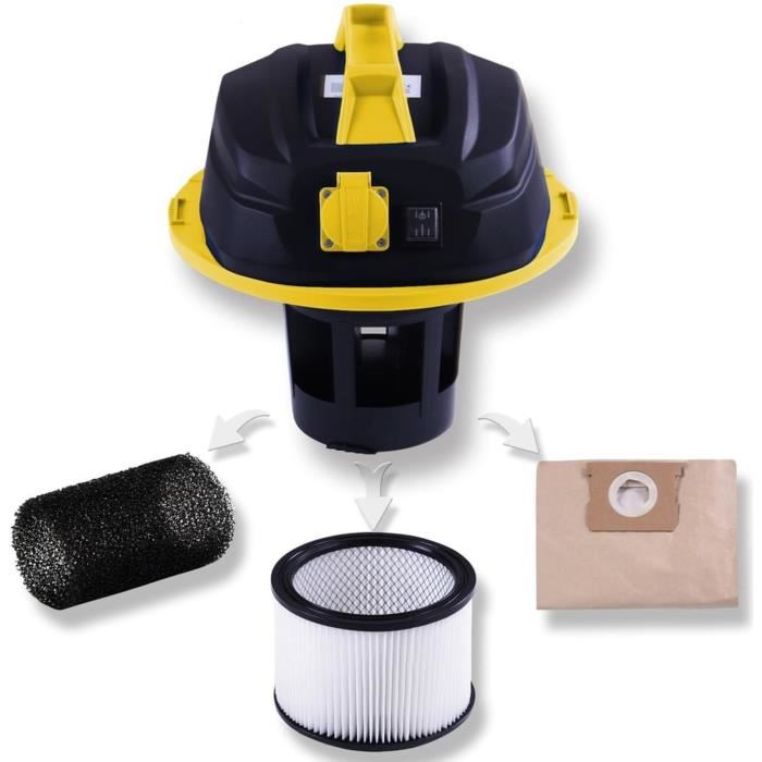 Masko Aspirateur Industriel 1600 W 30 L Eau Et Poussiere