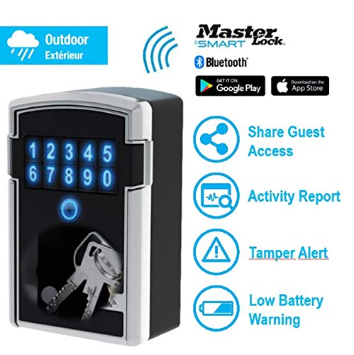 Master Lock Boite A Cles Bluetooth Securisee Format L Coffre A Cle Connectee