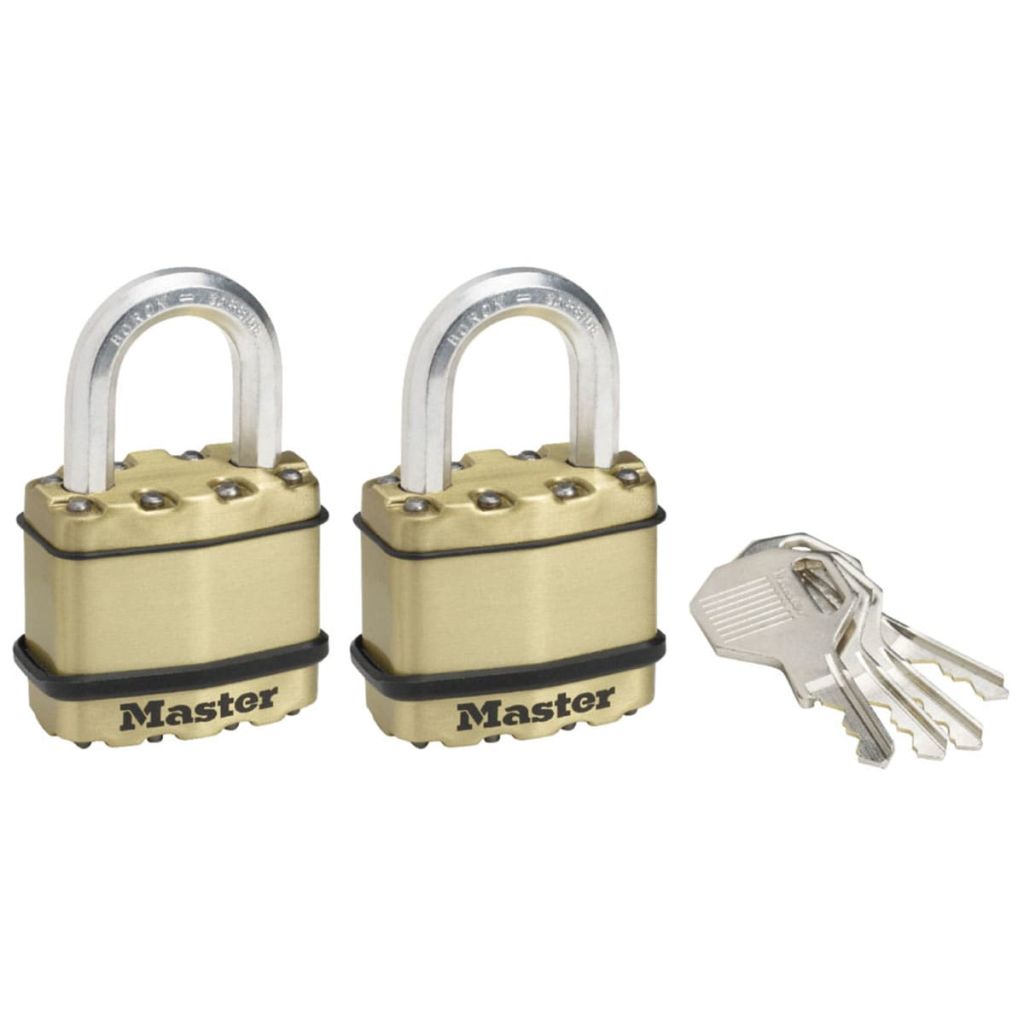Master Lock Cadenas Excell 2 Pcs Acier 45 Mm M1beurt