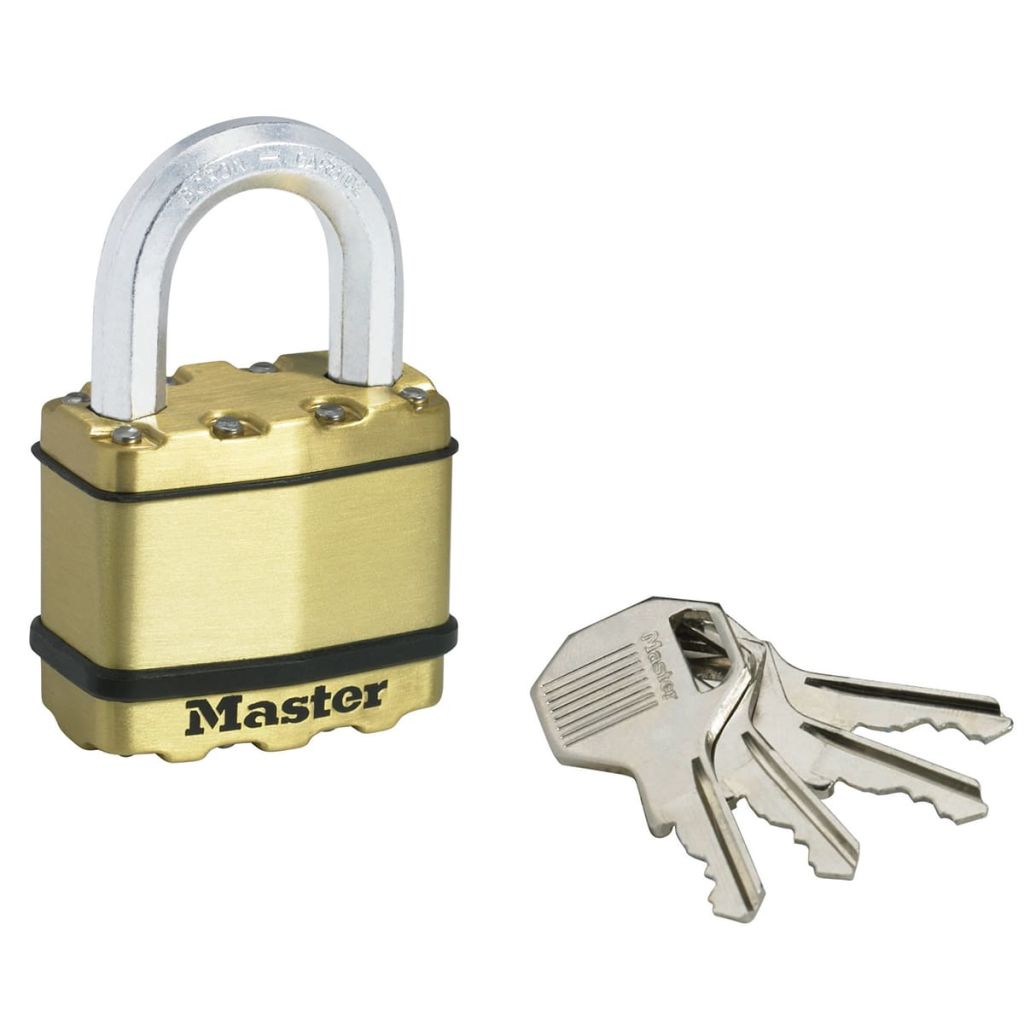 Cadenas A Cle Masterlock Acier Lamine, L.50 Mm Master Lock
