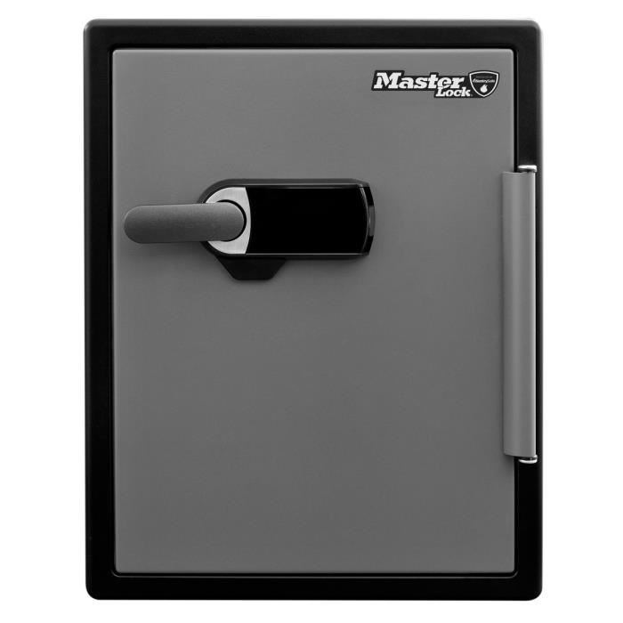 MASTER LOCK Coffre-fort de securite a combinaison electronique ignifuge et resistant a l'eau 56 litres