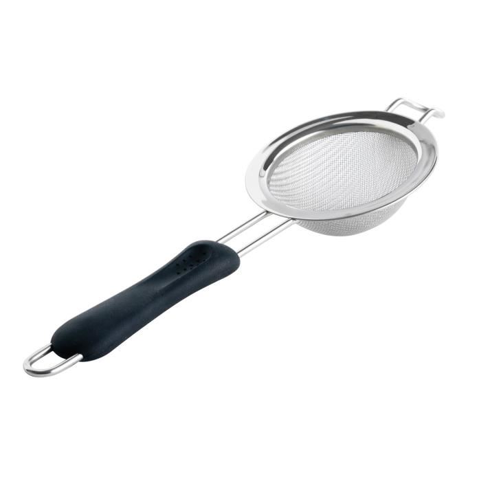 Tamis Inox Double Maille 20 Cm Noir Mastrad
