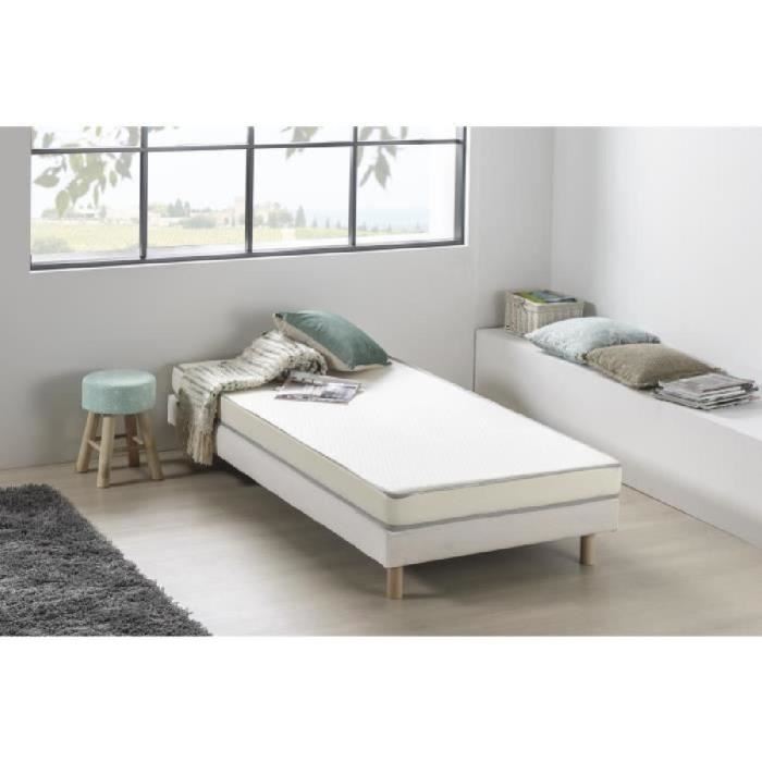 Matelas Mousse 90 X 200 Cm Deko Dream Kietoa Confort Ferme Epaisseur 12 Cm Livre Roule