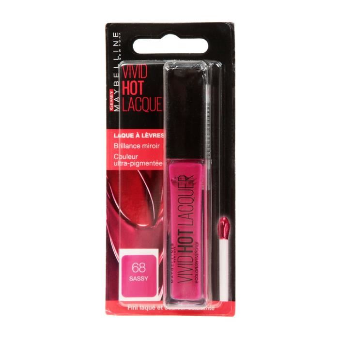 Maybelline Hot Lacquer Rouge A Levres - Fuchsia 68 Sassy