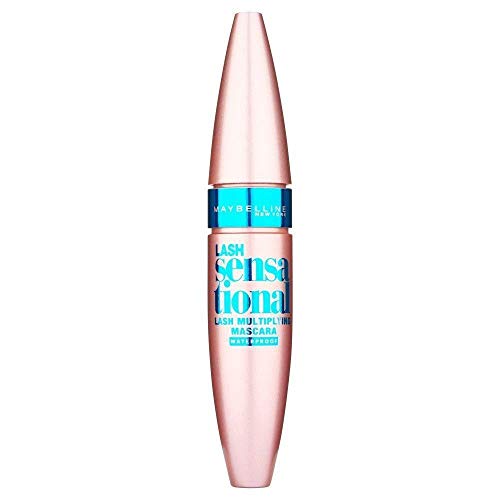 Maybelline New York Lash Sensational Mascara Waterproof Cils Allonges, Courbes Et Volumises Teinte Black 9.4 Ml