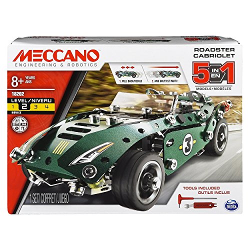 Cabriolet 5 En 1 - Meccano - Retro Friction - Jeu De Construction