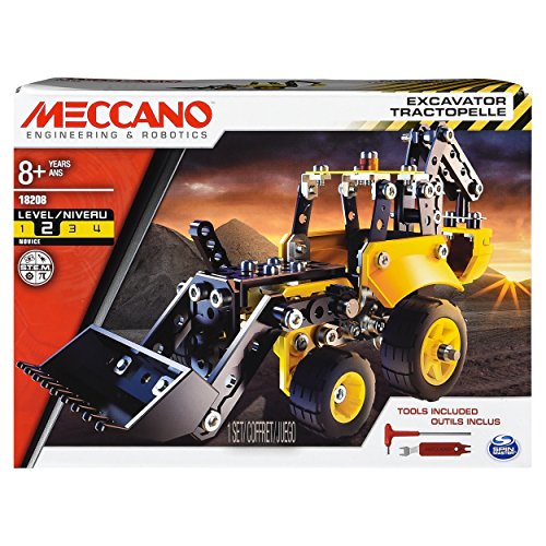 Spin Master Meccano Tractopelle - Theme Chantier Meccano