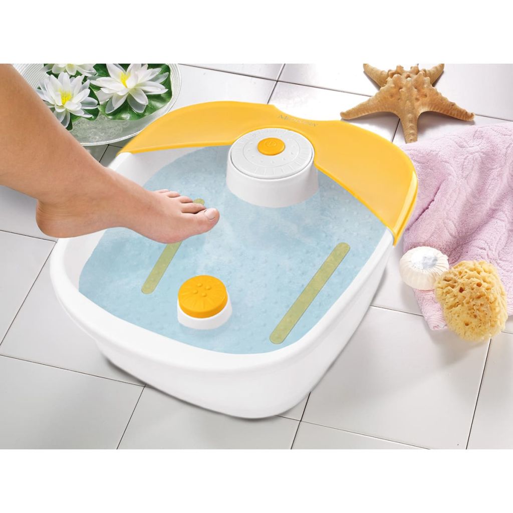 Bain De Pieds Medisana Fs 881 Massage A Bulles Vibrations Et Chauffage