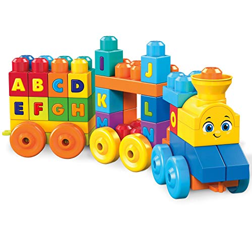Mega Bloks - Le Train De L'alphabet - Jouet De Construction Pour Enfant De 12 Mois Et Plus