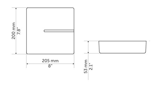 MELICONI GHOST CUBE COVER Systeme de gestion des cables - Comprend 2 cubes - Poids max : 3 Kg - Cube : 20 x 20,5 x 5,3 cm - Blanc