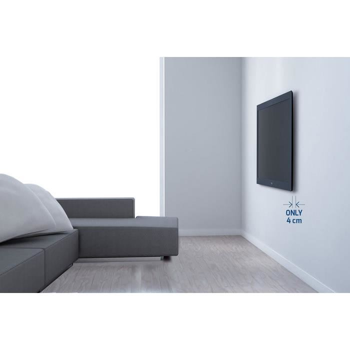 Meliconi - Support Mural Tv Fixe 400f - Pour Tv De 32'' A 50'' - Vesa 200/300/400