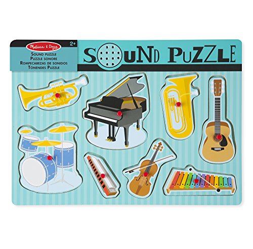 Puzzle Sonore - Instruments Musicaux - Melissa & Doug - 8 Pieces - A Partir De 24 Mois