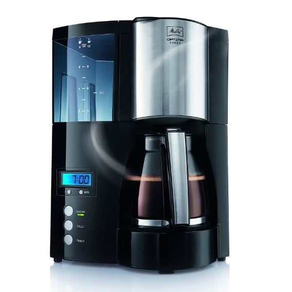 Cafetiere Filtre Programmable Optima Timer Melitta 100801 1l 850w