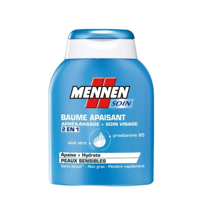 Soin Baume Apaisant 2 En 1 Mennen Apres Rasage Et Soin Visage Homme 100 Ml