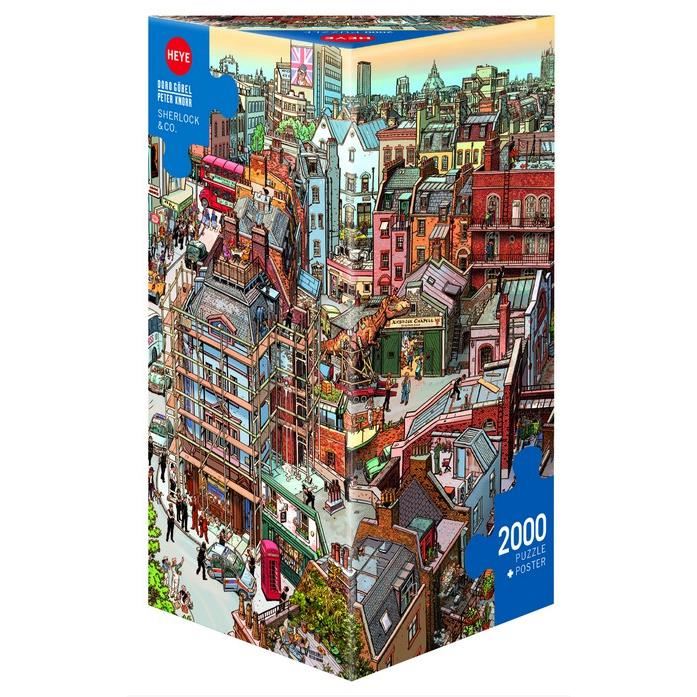 MERCIER Puzzle 2000 pieces Sherlock Et Co Gobel Knorr 688 x 966 cm