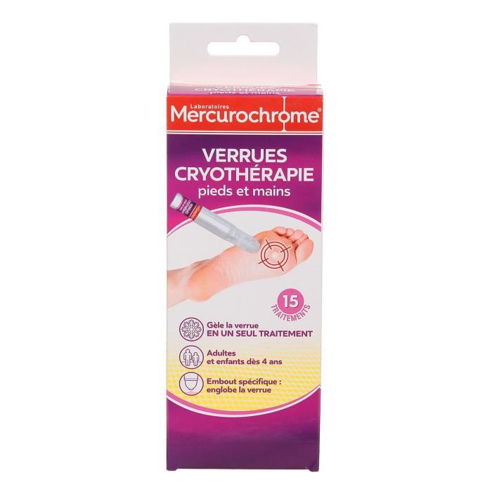 Mercurochrome - Verrues Cryotherapie Pi ...