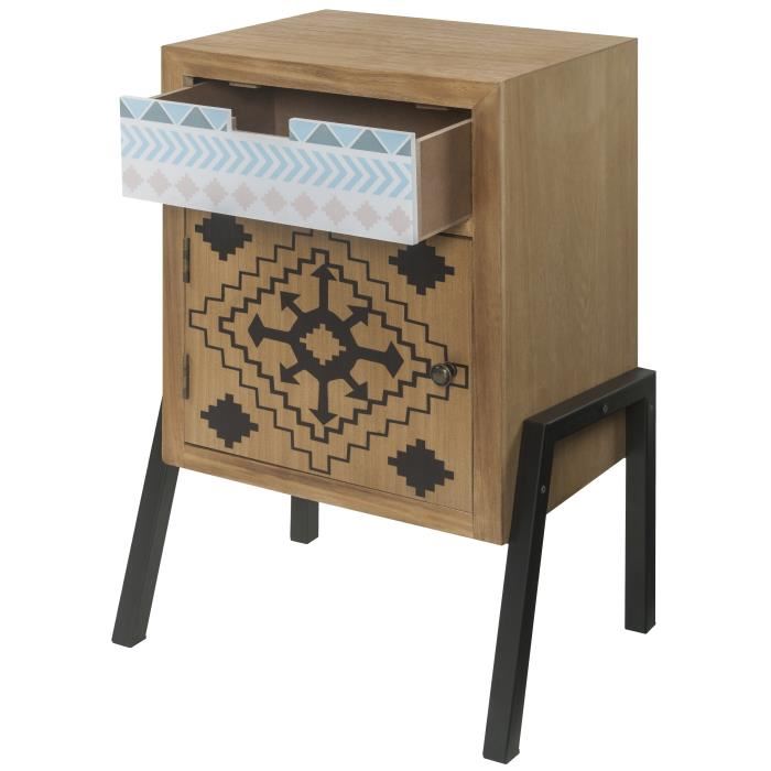 Chevet Design En Bois Meridia Bois