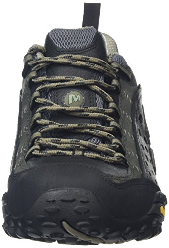 Merrell Intercept Smooth Black Chaussures randonnee homme