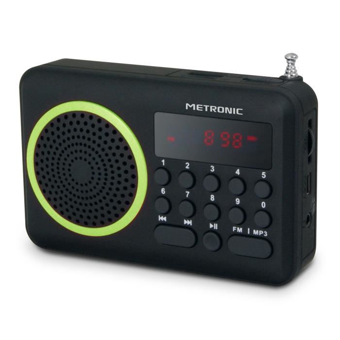 Metronic 477202 Radio Portable Fm Compac...