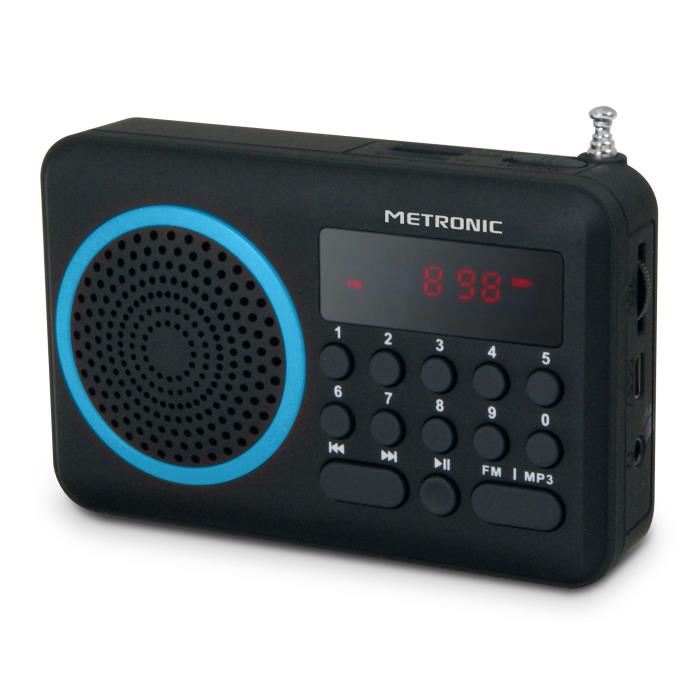 Metronic 477203 Radio Portable Fm Compac...