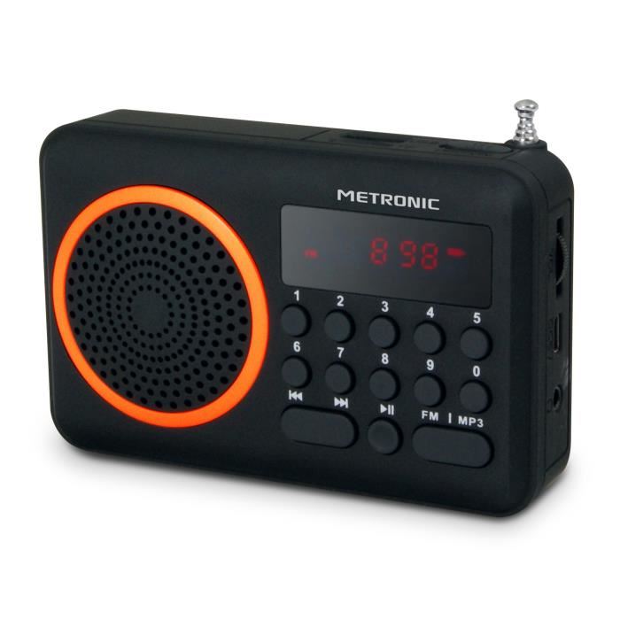 Metronic 477204 Radio Portable Fm Compac...