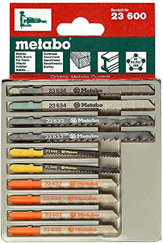 METABO Lot de 10 lames pour scies sauteuses