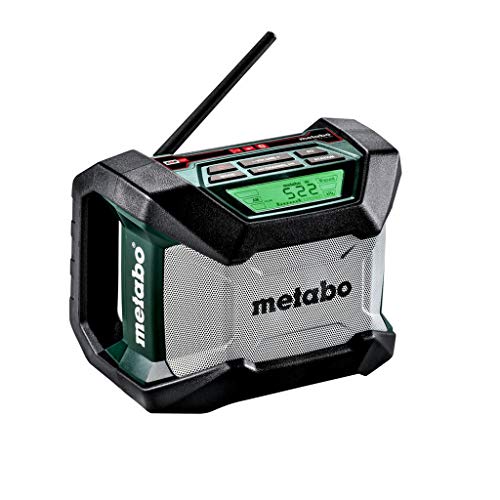Radio De Chantier Double Alimentation R 12-18 Bt (sans Batterie Ni Chargeur) Avec Cable Secteur En Boîte Carton - Metabo - 600777850