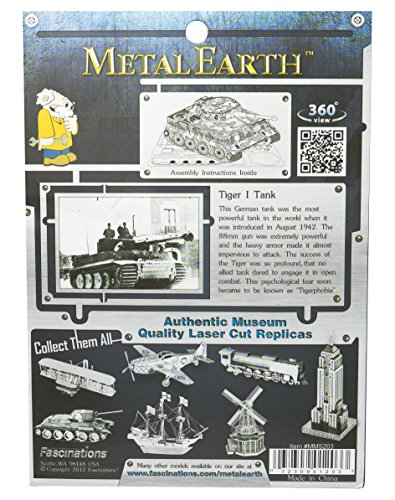 Maquette Metal 3d Tank Tigre