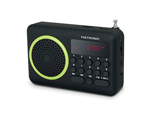 MET 477202 Radio portable FM Vert