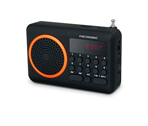 MET 477204 Radio portable FM Orange