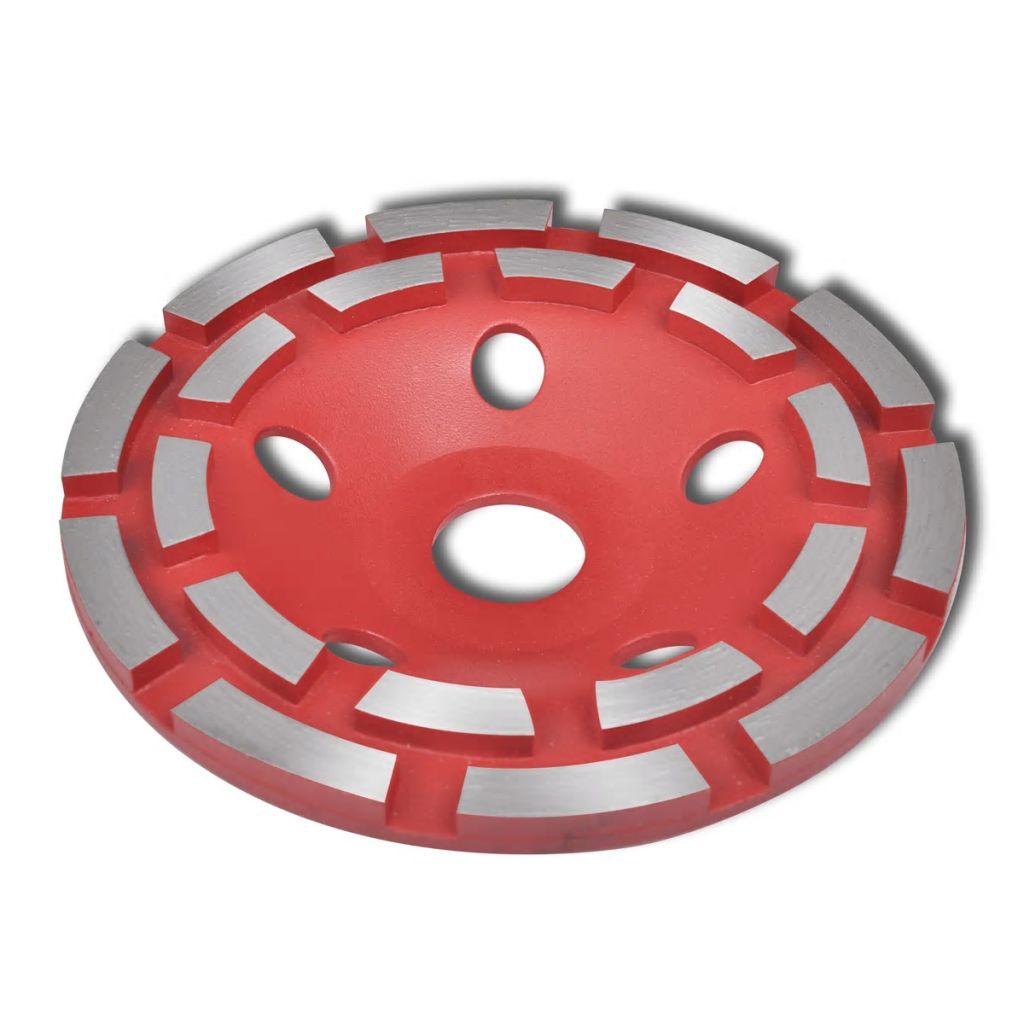 Vidaxl Disque De Broyage Diamante A Double Ligne 180 Mm 140621