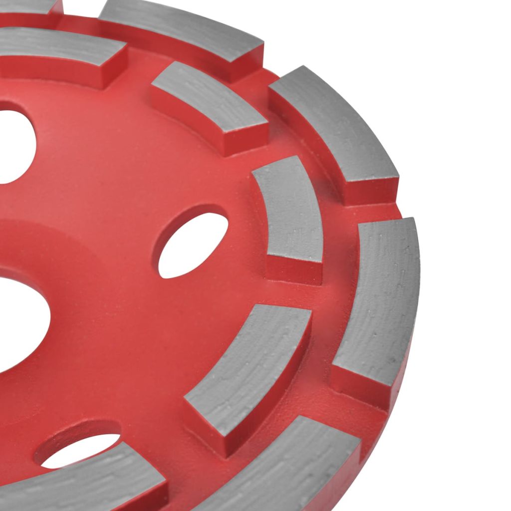 Vidaxl Disque De Broyage Diamante A Double Ligne 180 Mm 140621