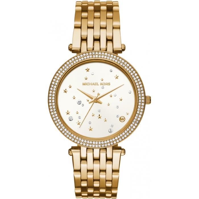 Montre Femme - Michael Kors - Mk3727 - Etanche 10atm - Cadran Blanc Strass