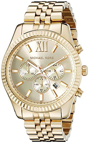 Montre Chronographe - Michael Kors - Mk8281 - Acier Inoxydable - Dore - 10 Atm Etanche