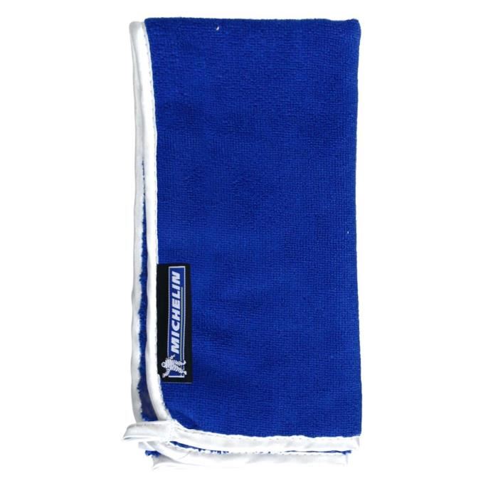 Microfibre Exterieur Michelin Special Carrosserie Lustrage Parfait Sechage Rapide Format Xl 50x40cm Bleu