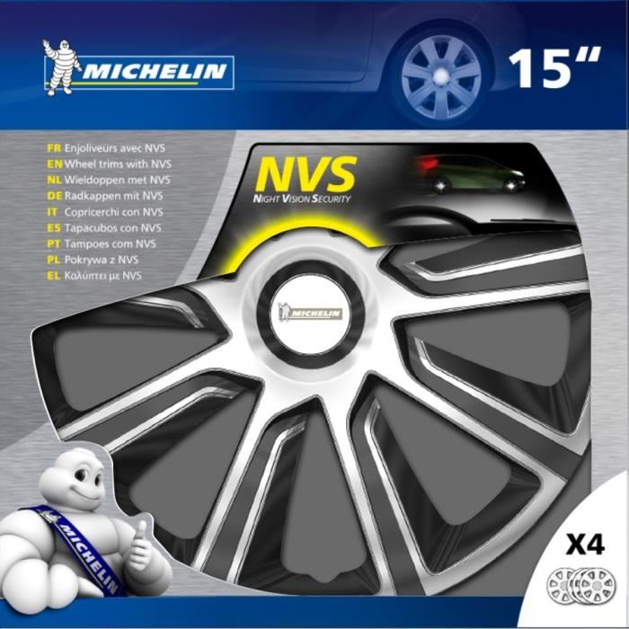 Michelin 4 Enjoliveurs Nvs 49 Bicolore, ...