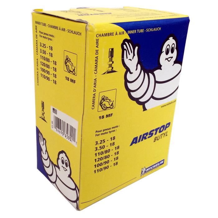 Michelin Chambre A Air Moto 18 325350 10090 18mf Valve Tr4 Fiable Et Resistant Excellente Duree De Vie