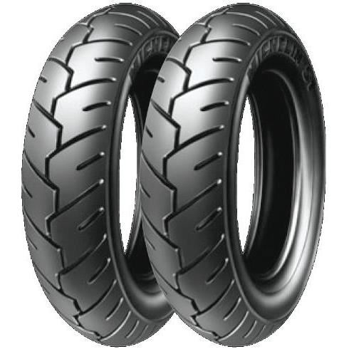 Michelin S1 ( 80/100-10 TT/TL 46J roue arriere, Roue avant )