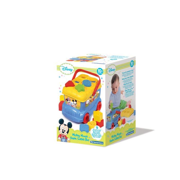 Clementoni - Le Bus Des Formes De Mickey