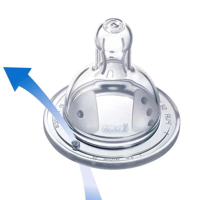 Dodie Bibeon Anti-colique Tetine Ronde 3 Vitesse +6m Mickey