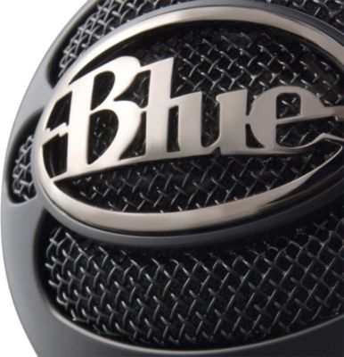 BLUE MICROPHONES Microphone USB a condensateur SNOWBALL ICE 441 kHz16 bit Noir PC MAC