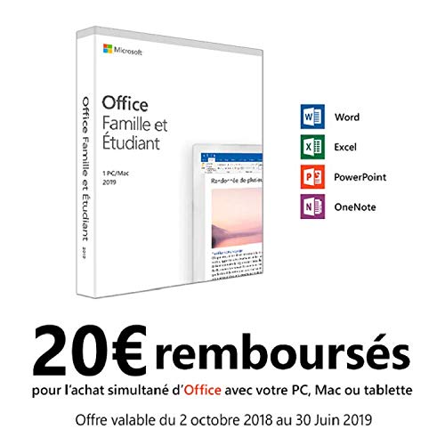 Microsoft Office 2019 Famille Et Etudiant